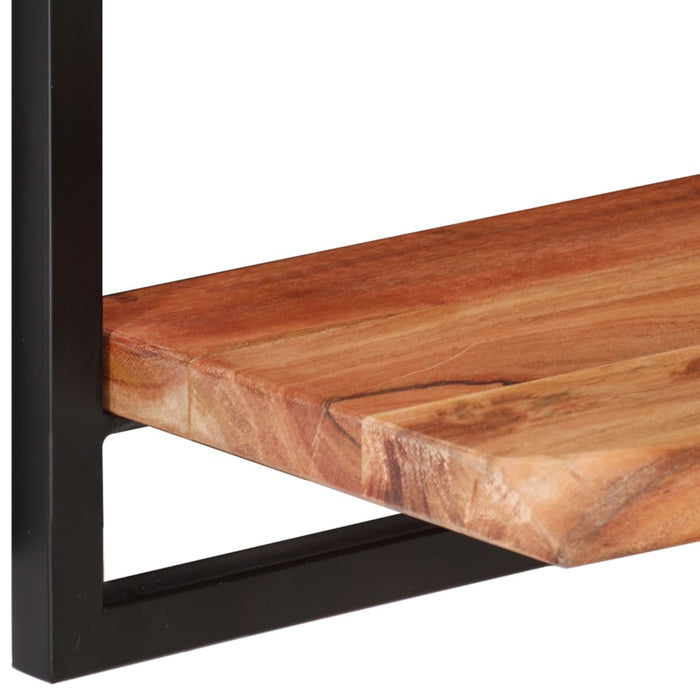 Rafturi de perete 2 buc. 80x25x35 cm lemn masiv acacia/oțel - WALTI WALTI