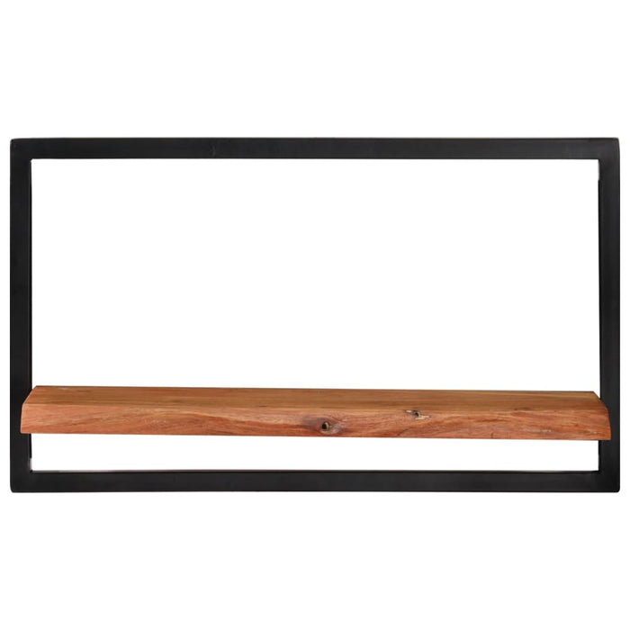 Rafturi de perete 2 buc. 60x25x35 cm lemn masiv acacia/oțel - WALTI WALTI