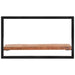 Rafturi de perete 2 buc. 60x25x35 cm lemn masiv acacia/oțel - WALTI WALTI