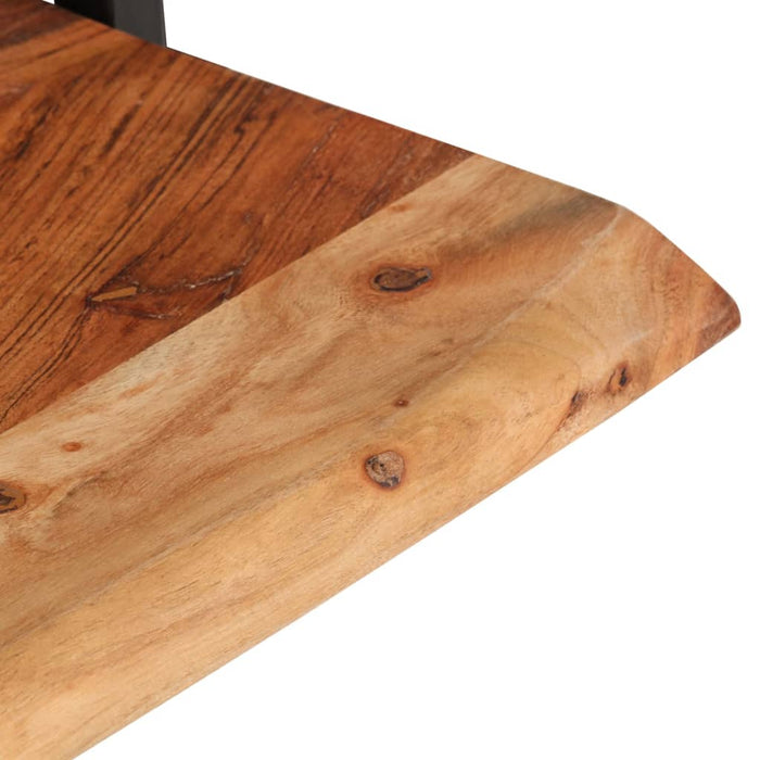 Rafturi de perete 2 buc. 60x25x35 cm lemn masiv acacia/oțel - WALTI WALTI