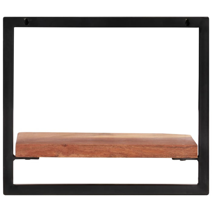 Rafturi de perete 2 buc. 40x24x35 cm lemn masiv acacia/oțel - WALTI WALTI