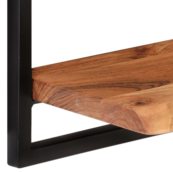 Rafturi de perete 2 buc. 40x24x35 cm lemn masiv acacia/oțel - WALTI WALTI