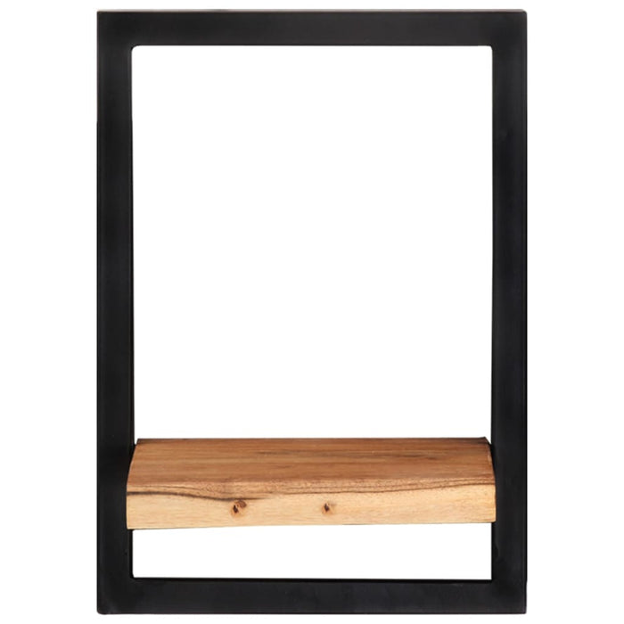 Rafturi de perete 2 buc. 25x25x35 cm lemn masiv acacia/oțel - WALTI WALTI