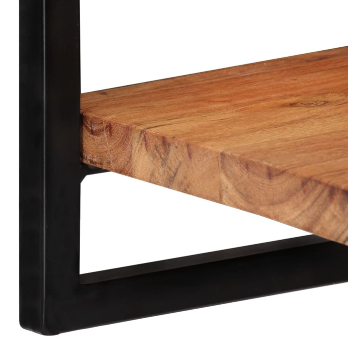 Rafturi de perete 2 buc. 25x25x35 cm lemn masiv acacia/oțel - WALTI WALTI