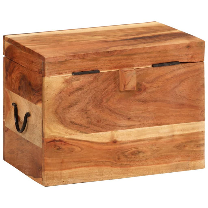 Cutie de depozitare, 39x28x31 cm, lemn masiv de acacia - WALTI WALTI