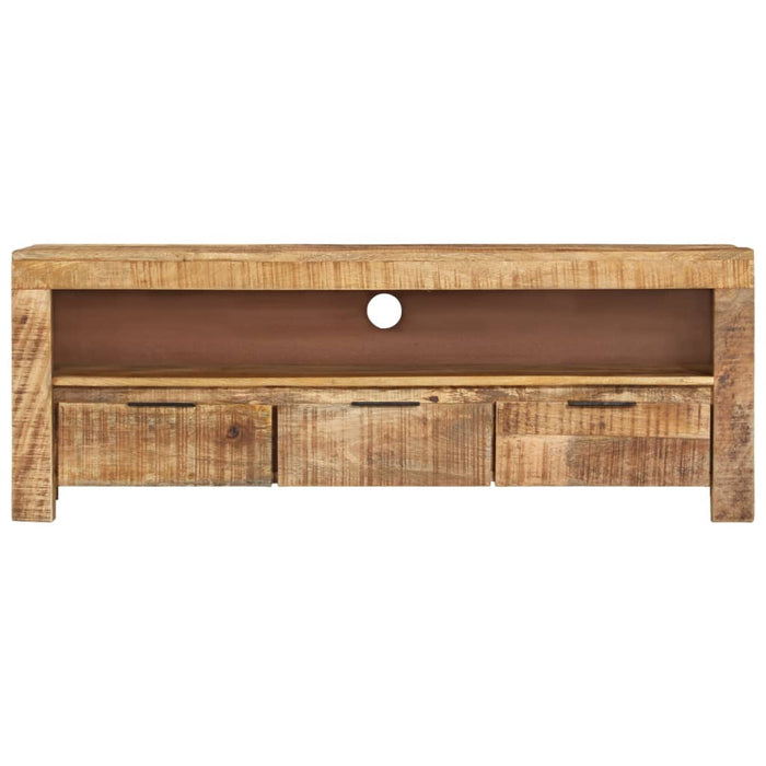 Comodă TV, 110x30x40 cm, lemn de mango nefinisat - WALTI WALTI