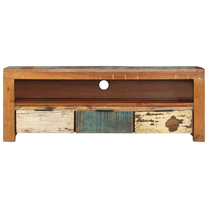 Comodă TV, 110x30x40 cm, lemn masiv reciclat - WALTI WALTI