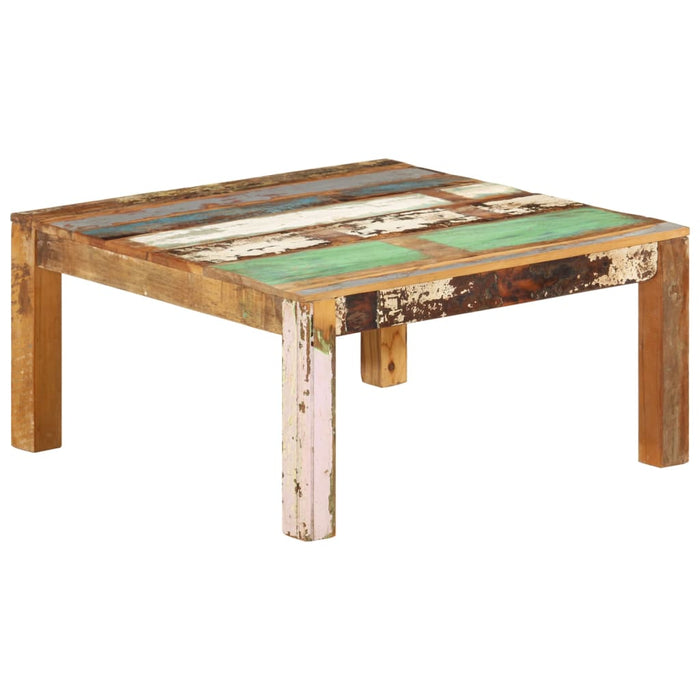 Măsuță de cafea, 80x80x40 cm, lemn masiv reciclat - WALTI WALTI