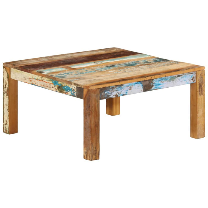 Măsuță de cafea, 80x80x40 cm, lemn masiv reciclat - WALTI WALTI
