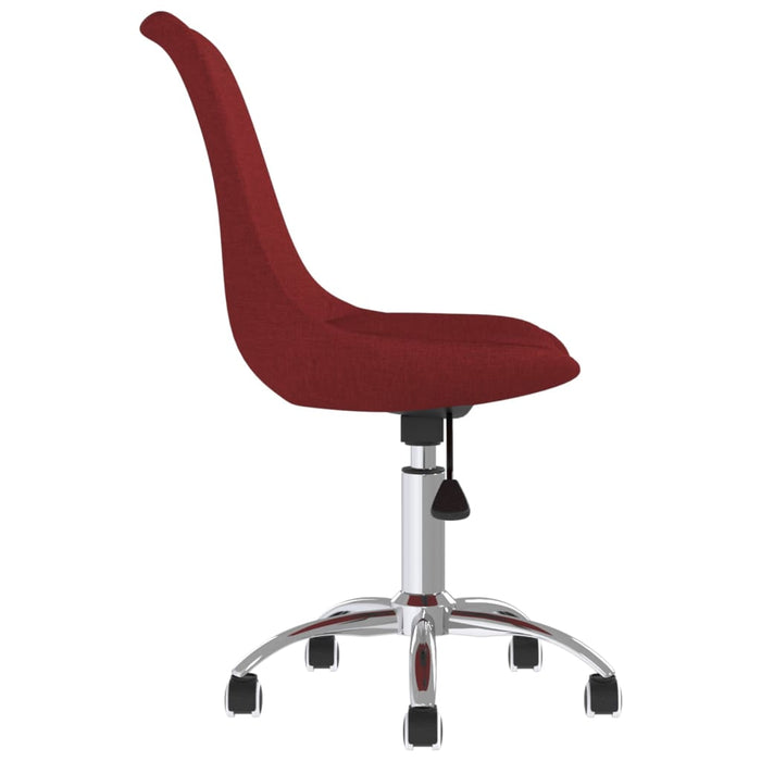Scaune de bucătărie pivotante, 2 buc., roșu vin, textil - WALTI WALTI
