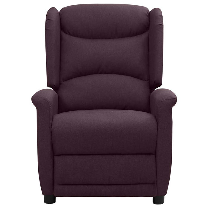 Fotoliu rabatabil, violet, material textil WALTI