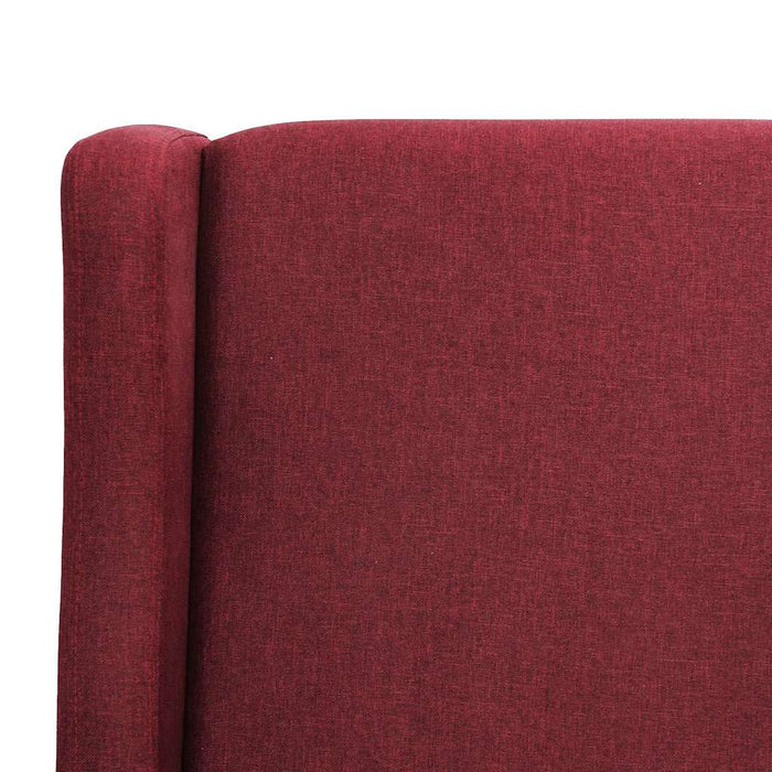 Fotoliu rabatabil, roșu vin, material textil WALTI