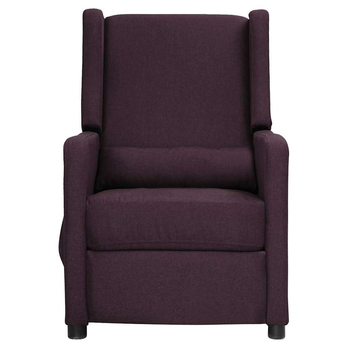 Fotoliu rabatabil, violet, material textil WALTI
