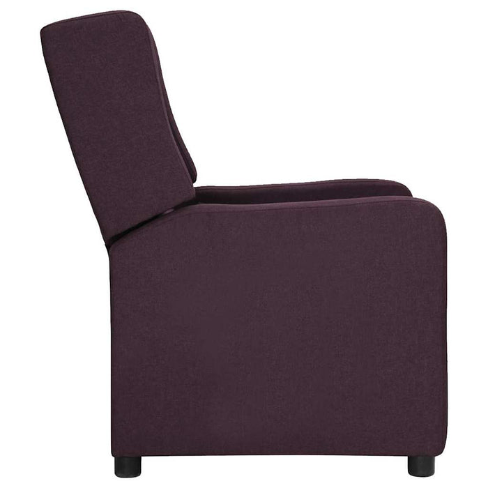 Fotoliu rabatabil, violet, material textil WALTI