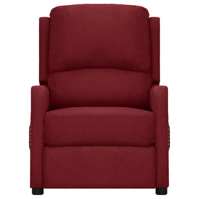 Fotoliu rabatabil, roșu vin, material textil WALTI