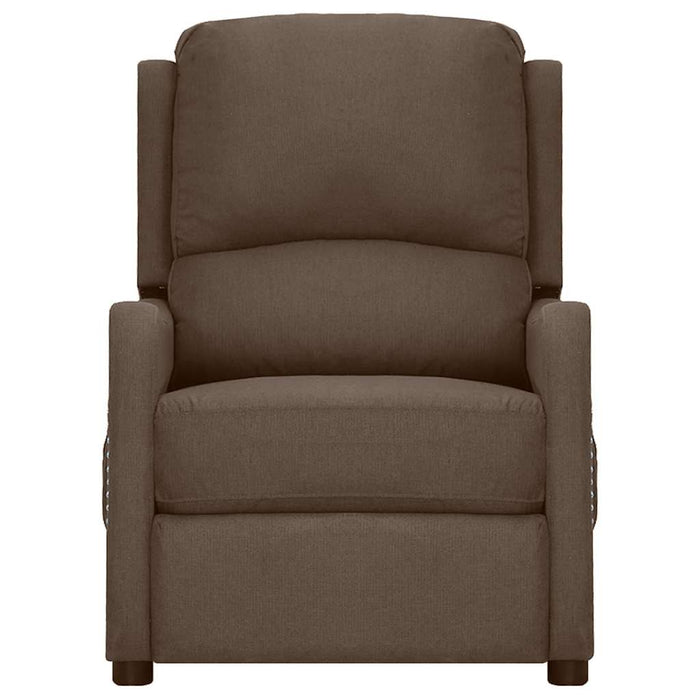 Fotoliu rabatabil, gri taupe, material textil WALTI