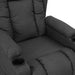 Fotoliu rabatabil, gri închis, material textil - WALTI WALTI