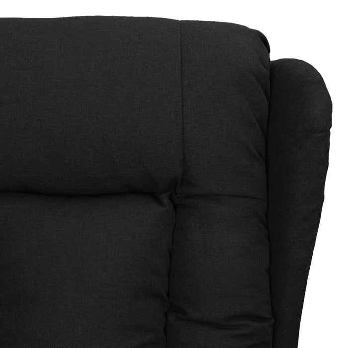 Fotoliu rabatabil, negru, material textil - WALTI WALTI