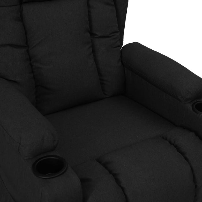 Fotoliu rabatabil, negru, material textil - WALTI WALTI
