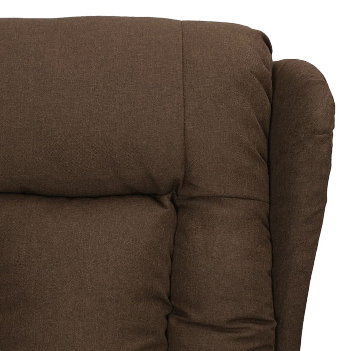 Fotoliu rabatabil, maro, material textil - WALTI WALTI