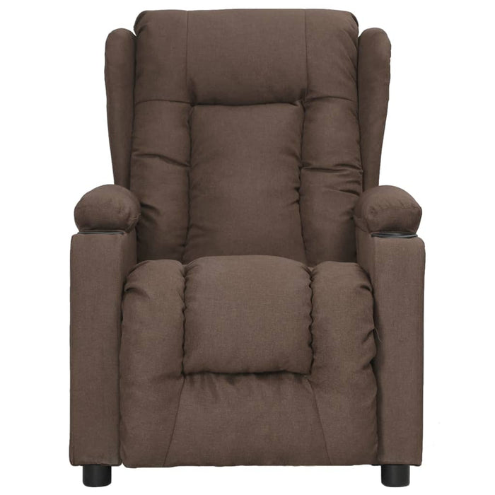 Fotoliu rabatabil, gri taupe, material textil - WALTI WALTI