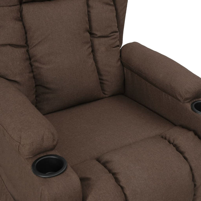 Fotoliu rabatabil, gri taupe, material textil - WALTI WALTI