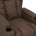 Fotoliu rabatabil, gri taupe, material textil - WALTI WALTI