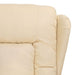 Fotoliu rabatabil, crem, material textil - WALTI WALTI