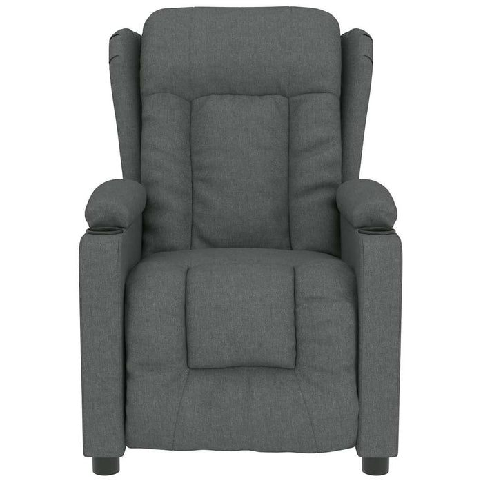 Fotoliu de masaj, gri închis, material textil - WALTI WALTI