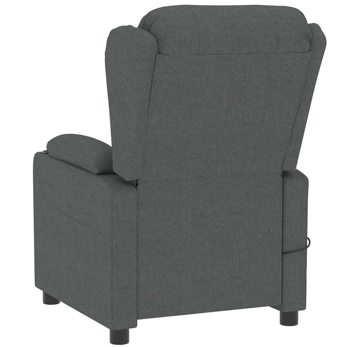 Fotoliu de masaj, gri închis, material textil - WALTI WALTI