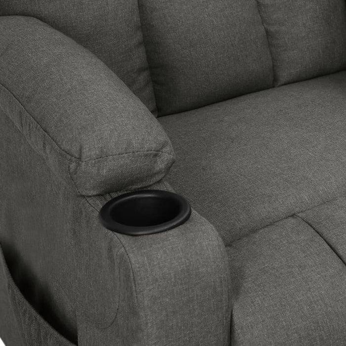 Fotoliu rabatabil, gri închis, material textil - WALTI WALTI