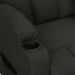 Fotoliu rabatabil, negru, material textil - WALTI WALTI
