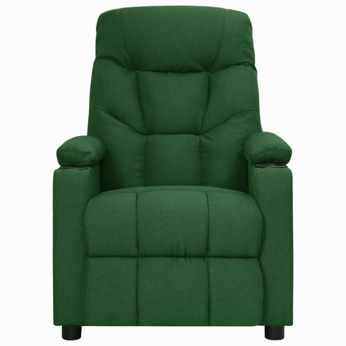 Fotoliu rabatabil, verde închis, material textil - WALTI WALTI