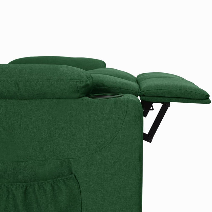 Fotoliu rabatabil, verde închis, material textil - WALTI WALTI
