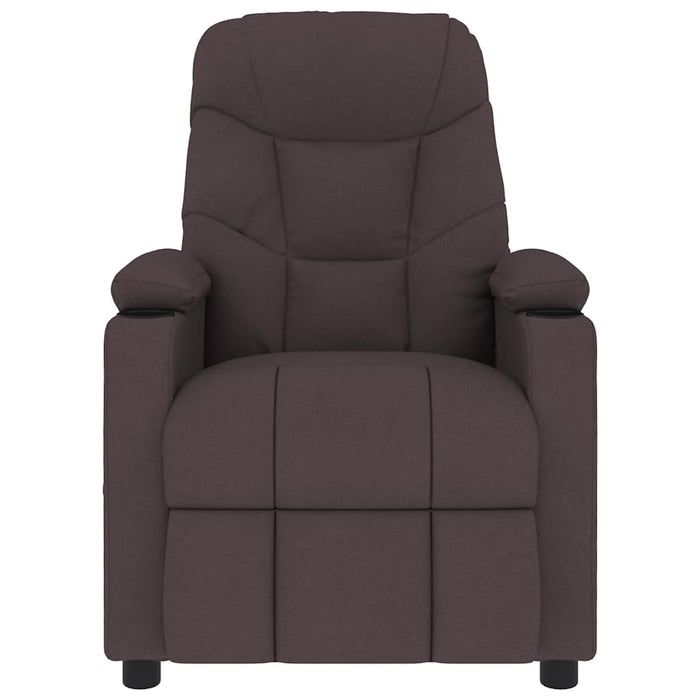 Fotoliu de masaj, maro închis, material textil WALTI