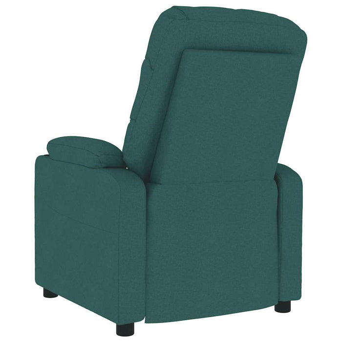 Fotoliu de masaj, verde închis, material textil WALTI