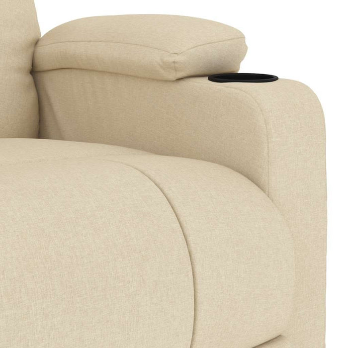 Fotoliu de masaj, crem, material textil - WALTI WALTI