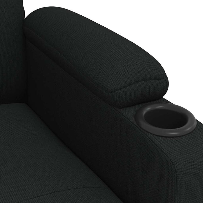 Fotoliu rabatabil, negru, material textil - WALTI WALTI
