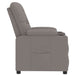 Fotoliu rabatabil, gri taupe, material textil - WALTI WALTI