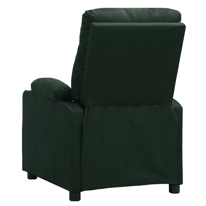 Fotoliu de masaj, verde închis, material textil WALTI