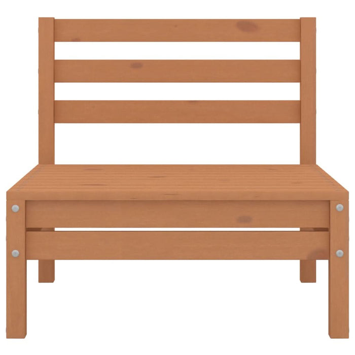 Set mobilier de grădină, 8 piese, maro miere, lemn masiv de pin - WALTI WALTI