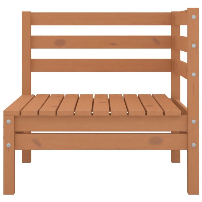 Set mobilier de grădină, 8 piese, maro miere, lemn masiv de pin - WALTI WALTI