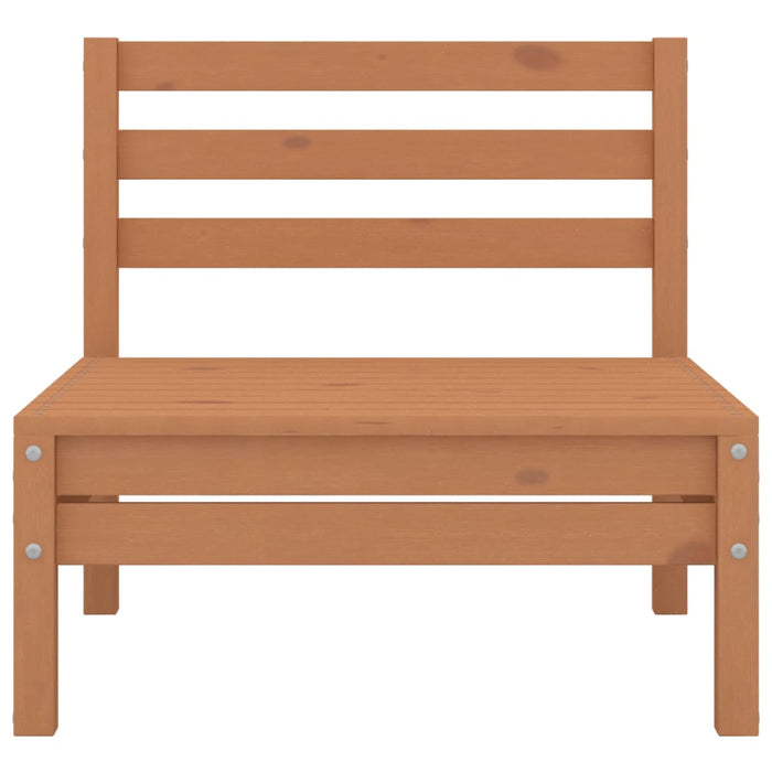 Set mobilier de grădină, 6 piese, maro miere, lemn masiv de pin WALTI
