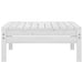 Set mobilier de grădină, 9 piese, alb, lemn masiv de pin - WALTI WALTI