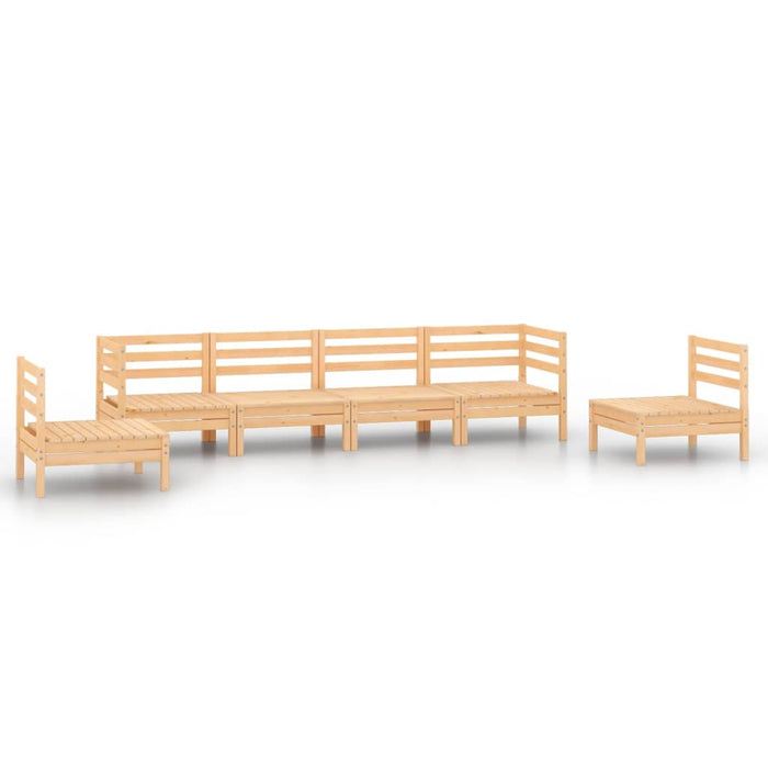 Set mobilier de grădină, 6 piese, lemn masiv de pin - WALTI WALTI