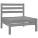 Set mobilier de grădină, 5 piese, gri, lemn masiv de pin - WALTI WALTI