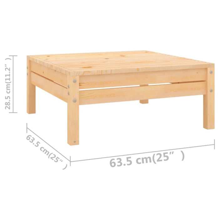 Set mobilier de grădină, 6 piese, lemn masiv de pin - WALTI WALTI