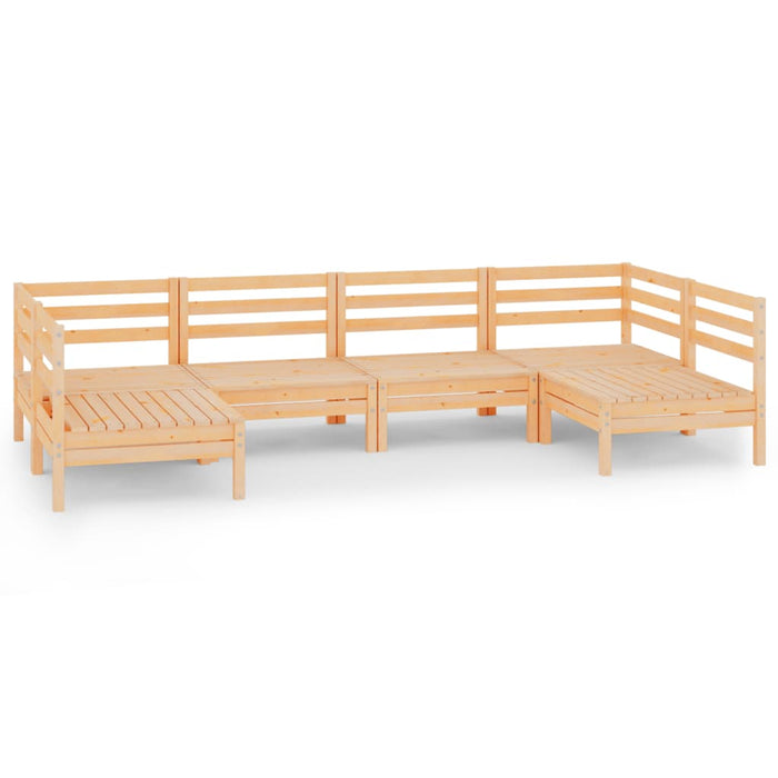 Set mobilier de grădină, 6 piese, lemn masiv de pin - WALTI WALTI