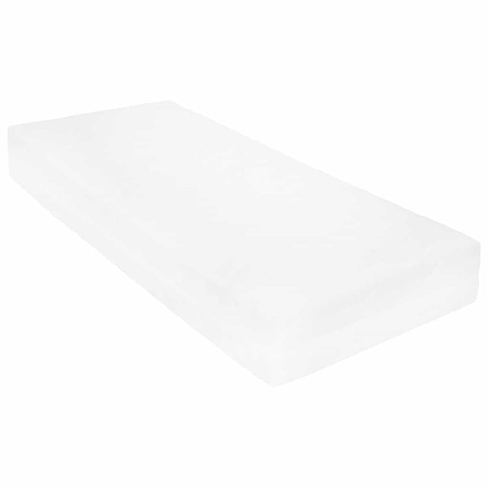 Pat de zi cu saltea, alb, 90x200 cm, lemn masiv de pin WALTI