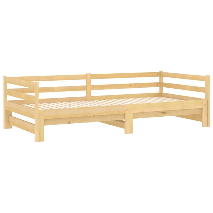 Pat extensibil de zi, 2x(90x200) cm, lemn masiv de pin - WALTI WALTI